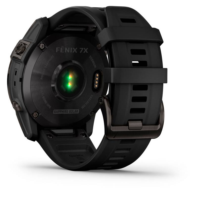 Garmin fenix 7X Sapphire Solar Titan Sportuhr