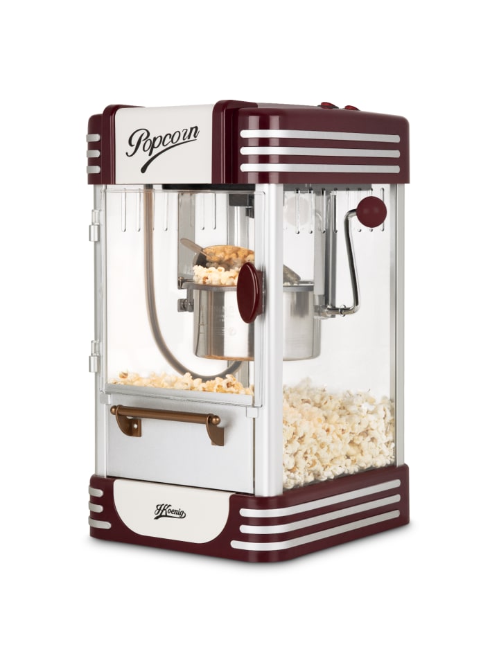 HKoenig Popcorn Machine POP330 Weiss und Rot günstig kaufen onesize