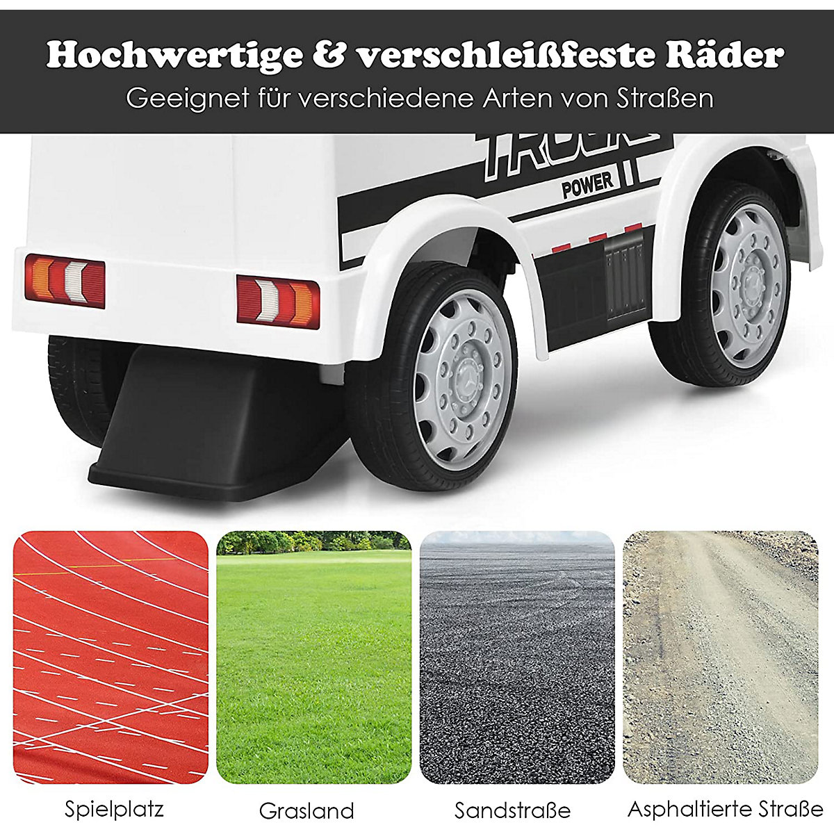 Rutschauto Mercedes Benz mit Hupe & Stauraum