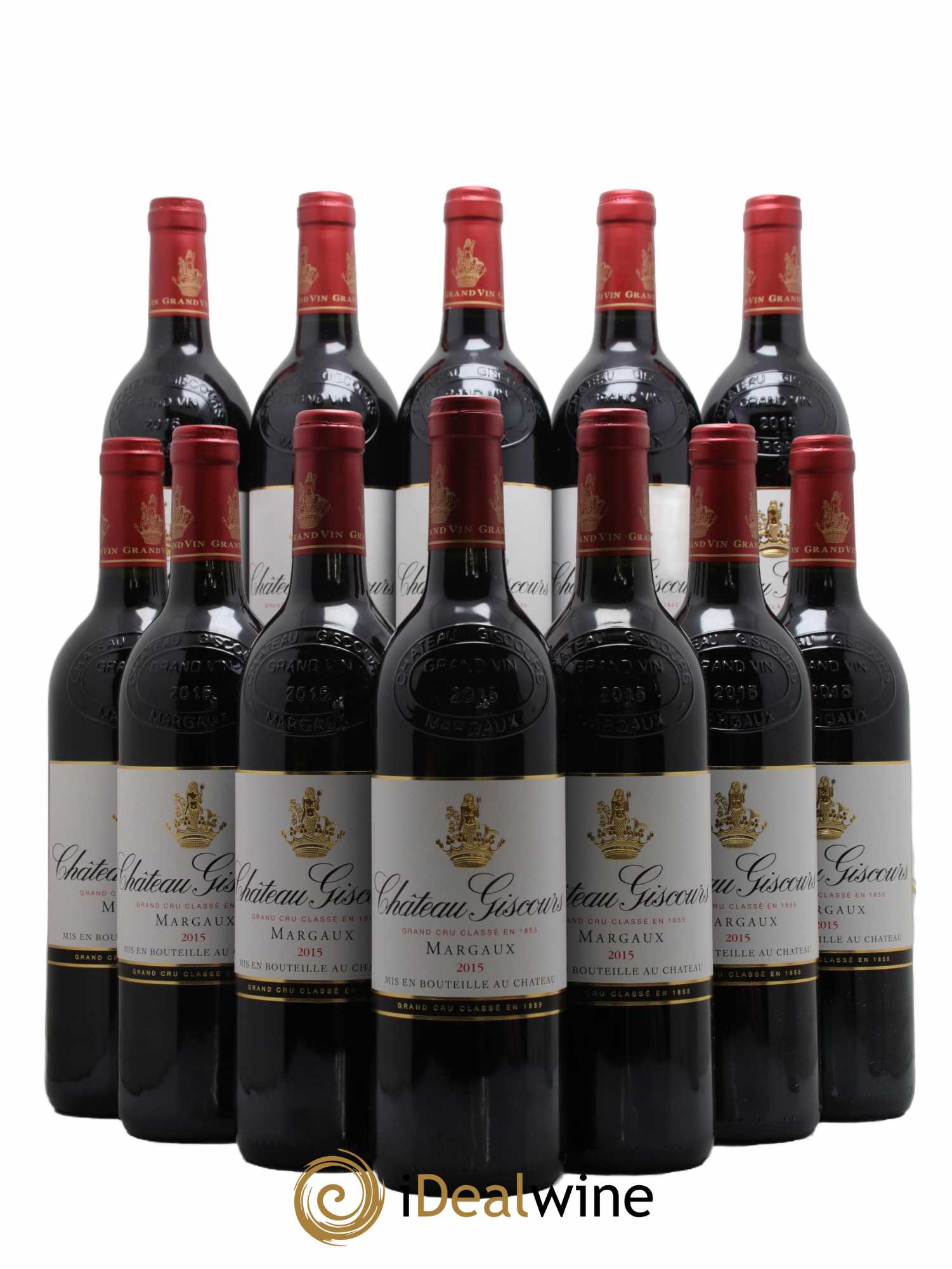 Château Giscours 3ème Grand Cru Classé  2015 - Lot de 12 Bouteilles