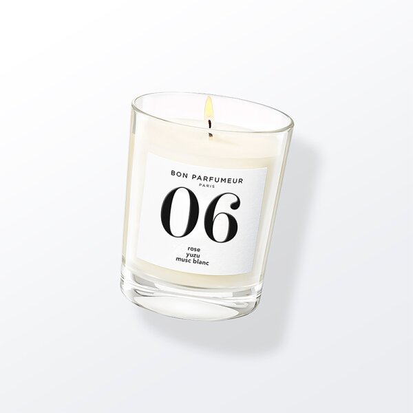 BON PARFUMEUR Home Line Candle 06 Rose, Yuzu, White Musk Duftkerze