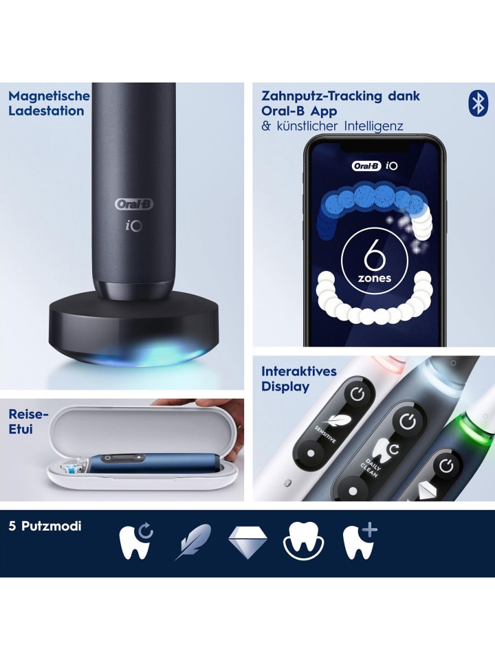Oral-B Zahnbürste iO SERIES 7N JAS22 in Schwarz günstig kaufen onesize