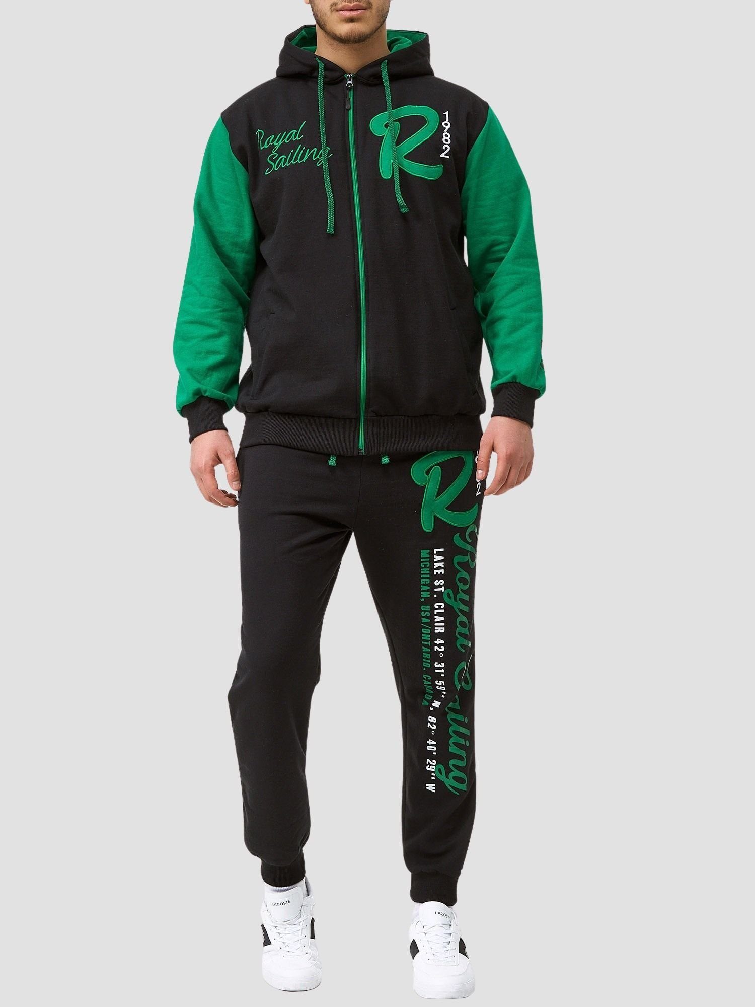 John Kayna Jogginganzug Herren Jogginganzug Sportanzug Männer Trainingsanzug Sportbekleidung (Sportanzug Jogger Trainingsanzug), Fitness Freizeit Casual