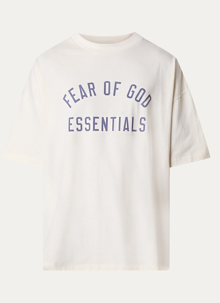 Tricou cu logo mare Fear of God Essentials