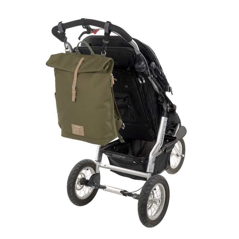 Sac à langer Rolltop vert kaki Lässig