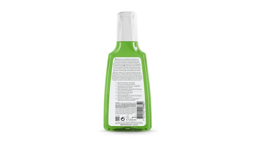 RAUSCH Anti-Pollution-Shampoo mit Schweizer Apfel 200 ml