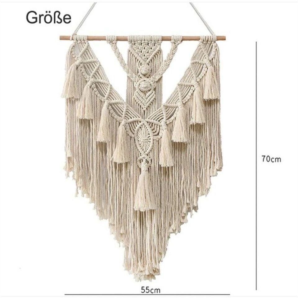 Wandteppich Wanddeko Wandteppich Chic Böhmische Tapisserie Gewebte, Lamon, Höhe: 700 mm, Gewebter Wandteppich aus Baumwolle