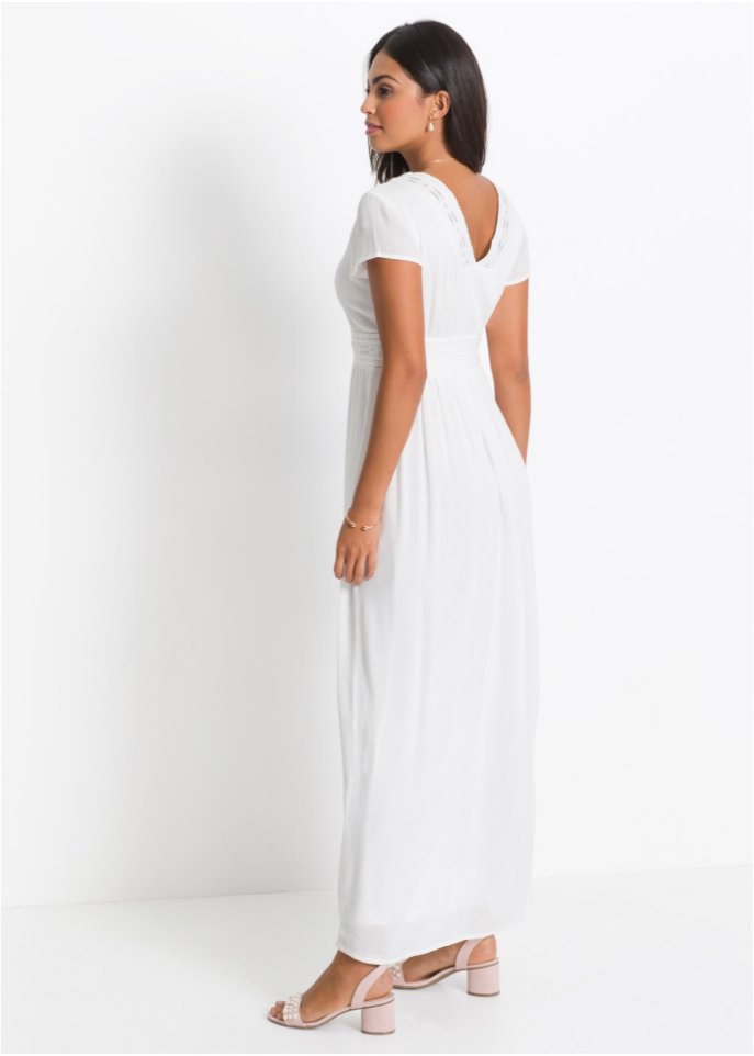 Sommer-Maxikleid mit Spitze