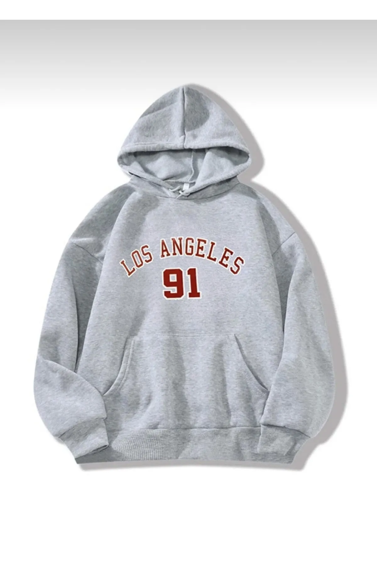 My Blog  Graues Los Angeles 91 bedrucktes Oversize-Sweatshirt