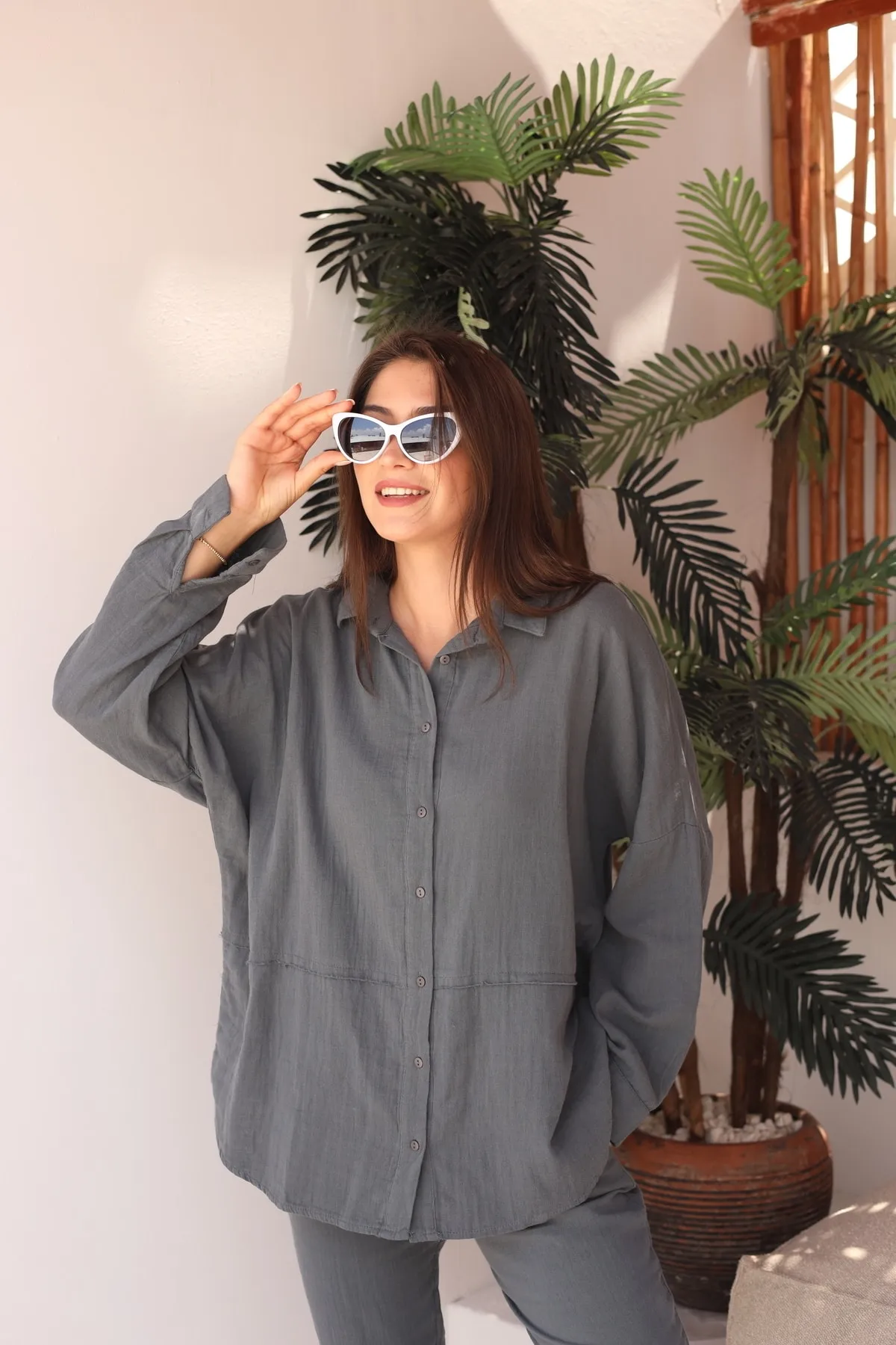 Laluvia  Zweiteiler - Grau - Regular Fit