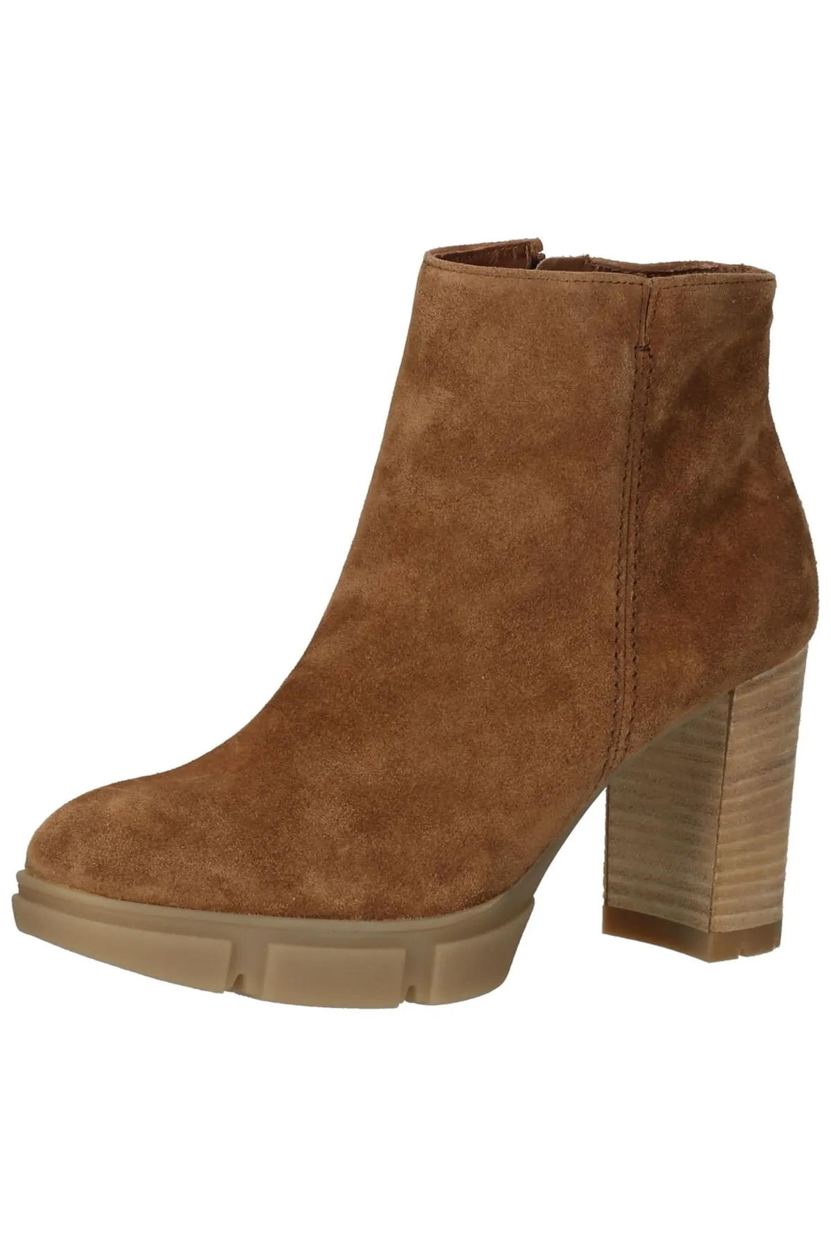 Paul Green  Stiefelette - Braun - Blockabsatz