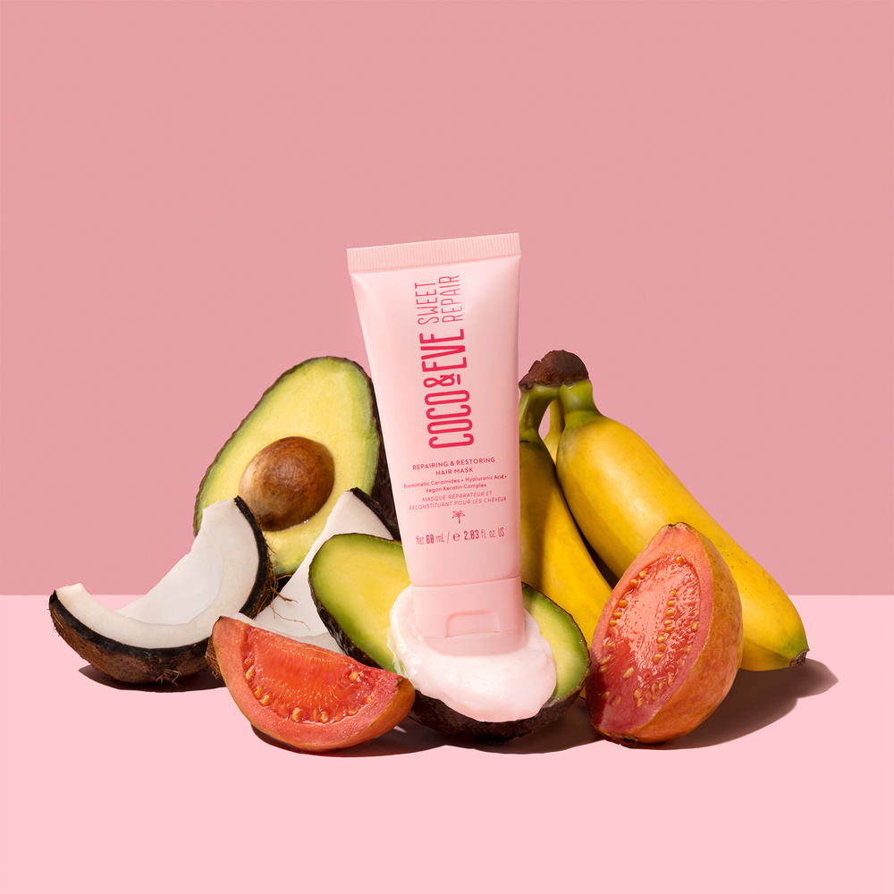 coco & eve Sweet Repair Hair Mask 60ml Travel Size Masque Soin Cheveux