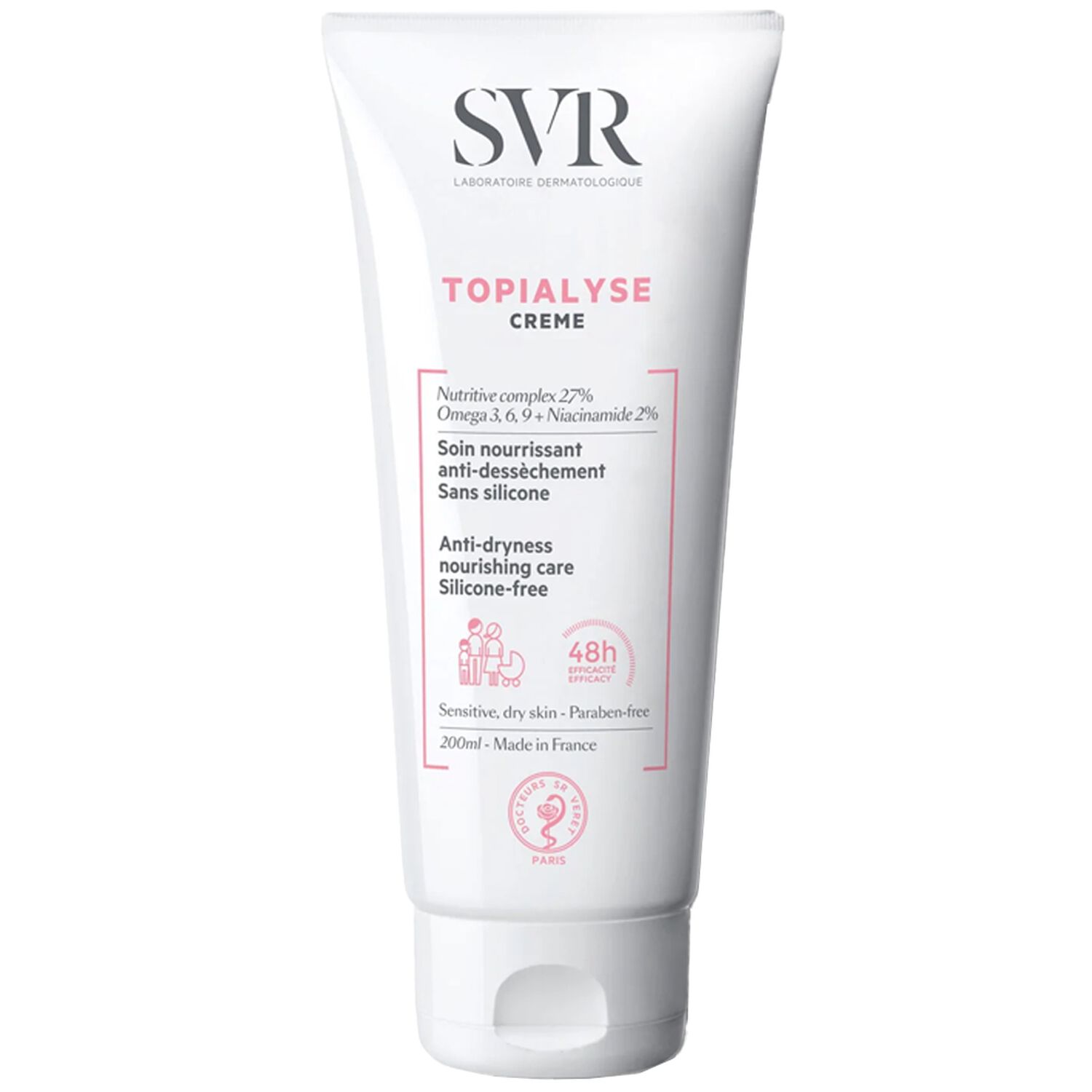 SVR Topialyse Crème Nourrissante Apaisante 48H