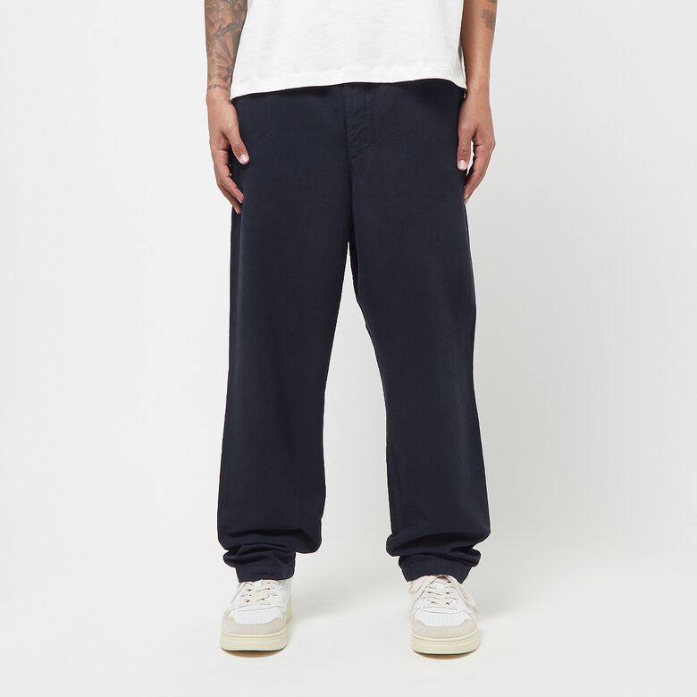 Norse Projects Ezra Relaxed Cotton Linen Trouser dark navy