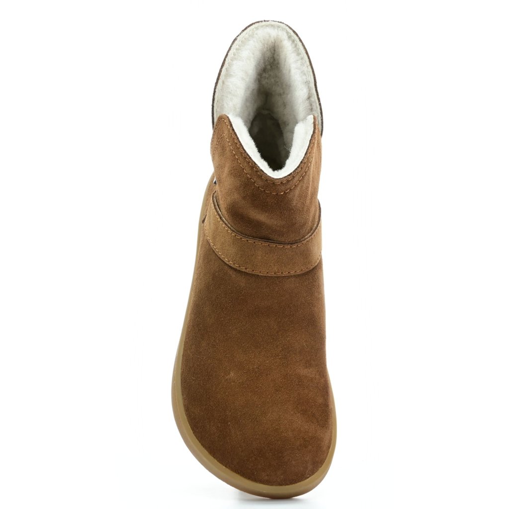Be Lenka Polaris Brown braune Winterbarfußstiefeletten