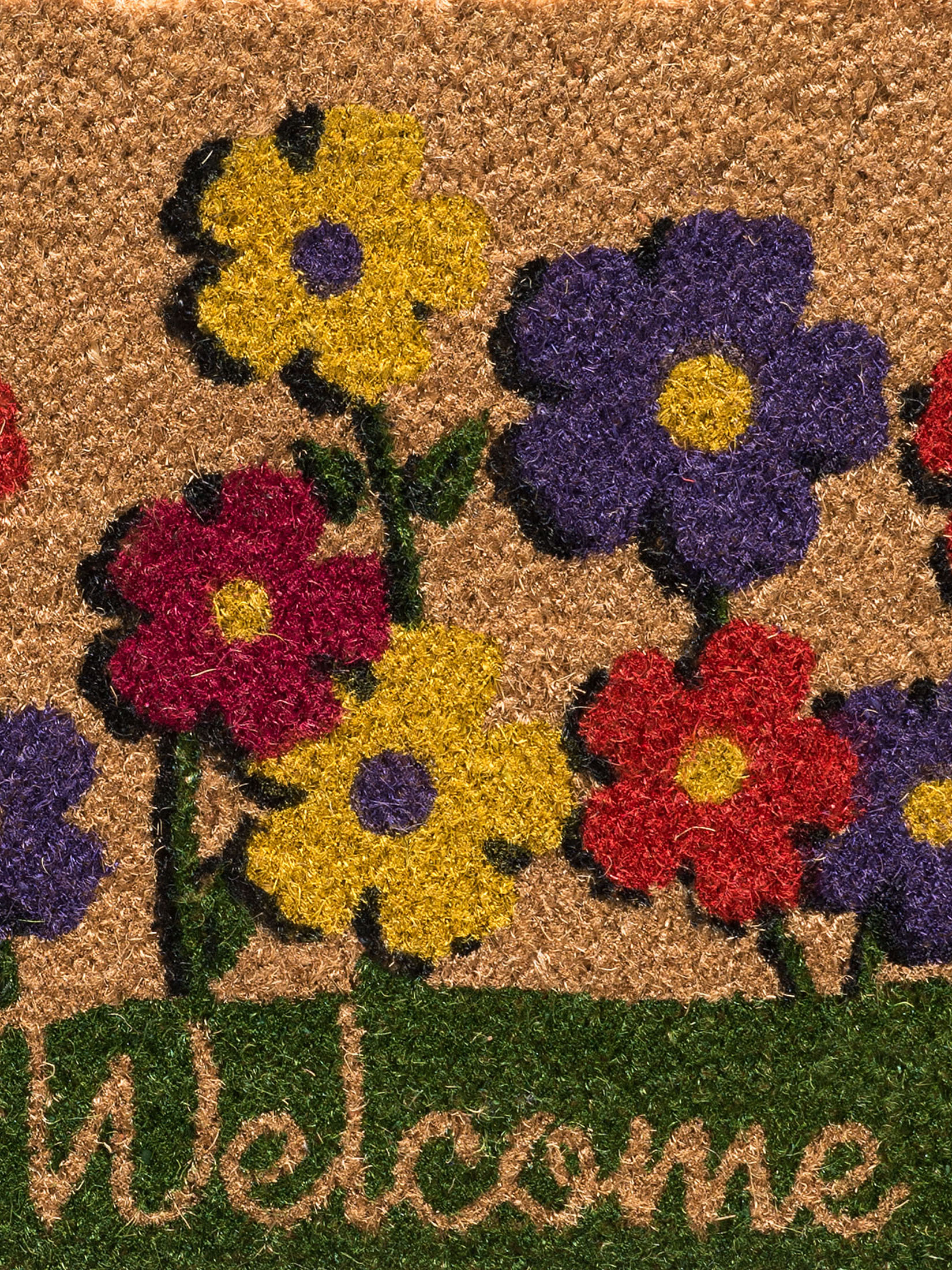 Sea of Flowers Fußmatte, Multicolor