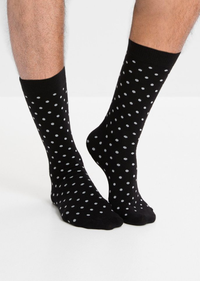 Socken mit druckfreiem Bündchen (5er Pack) mit Bio-Baumwolle