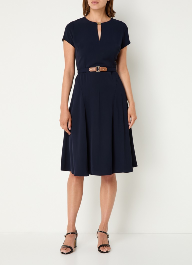 Mini haljina Ralph Lauren s ključaonicom i remenom