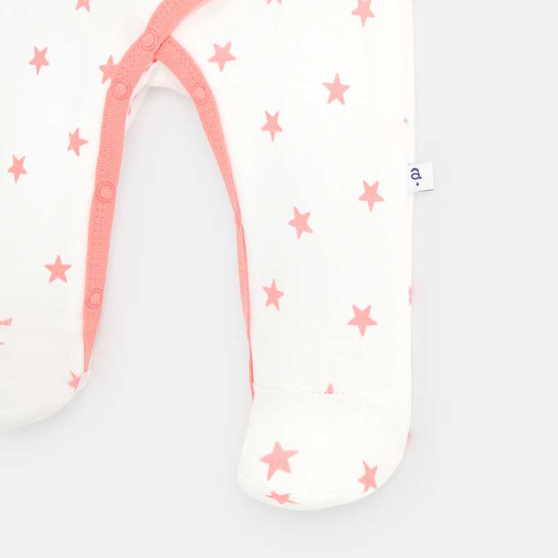 Set pyjama et body bébé fille en coton bio