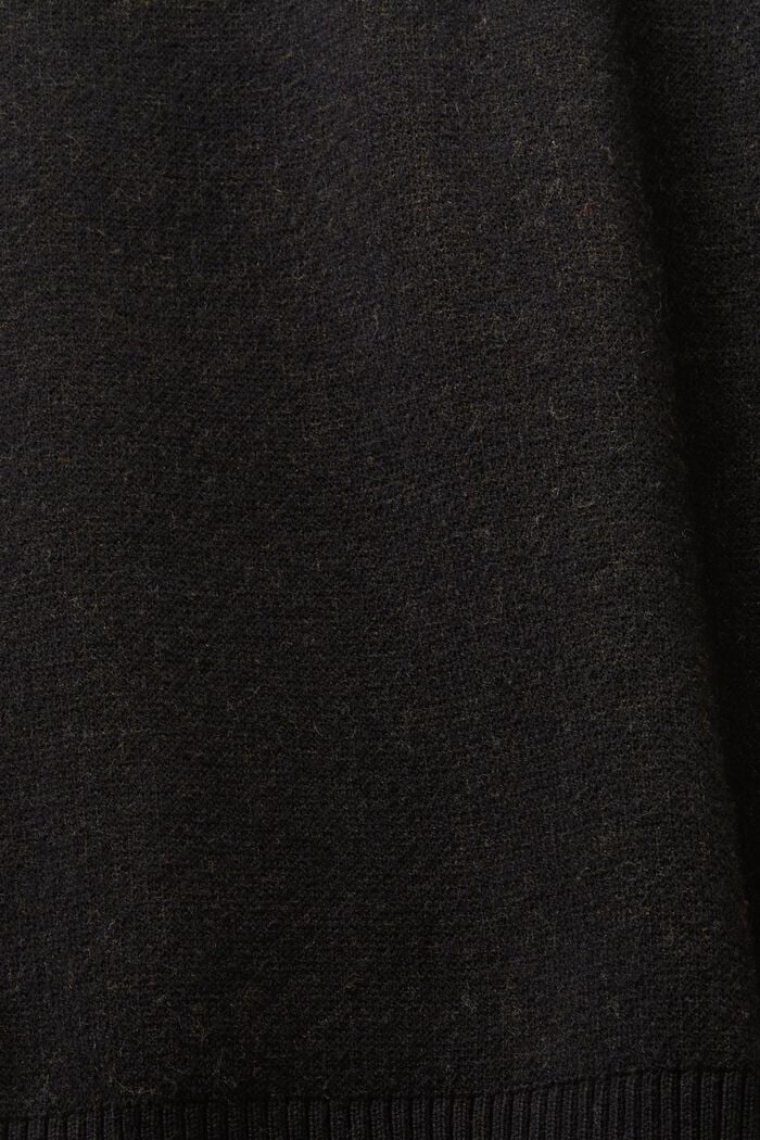 Strick-Minirock mit floralem Jacquard-Muster