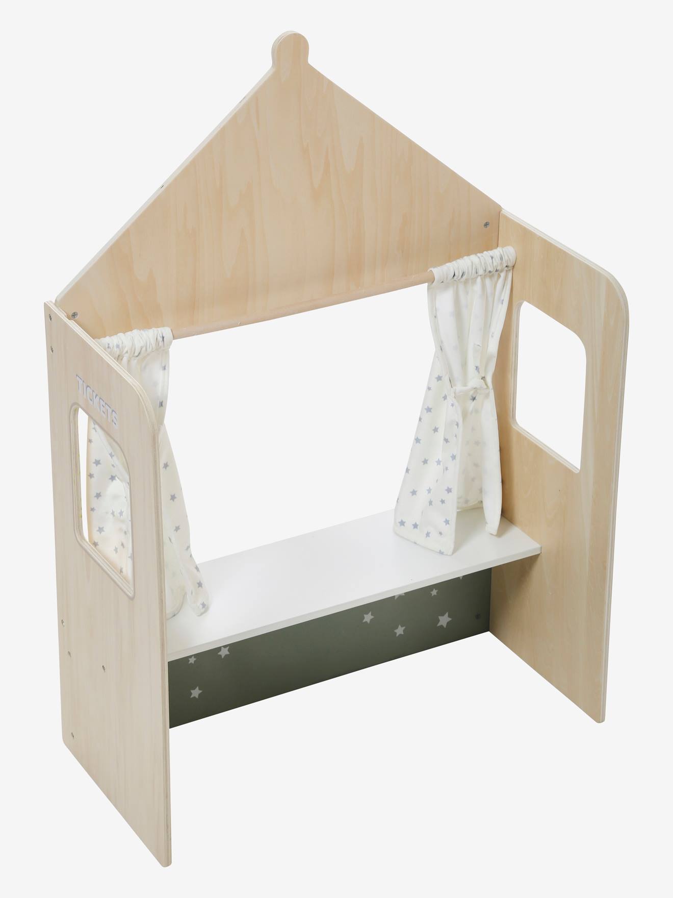 Théâtre à poser en bois FSC® gris