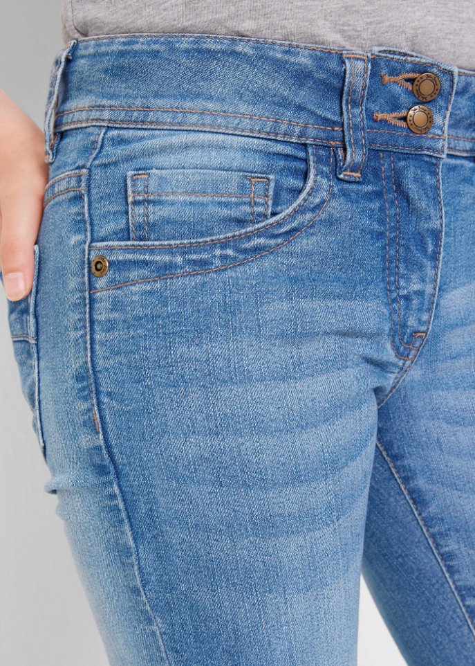 Mädchen Bootcut Stretch-Jeans
