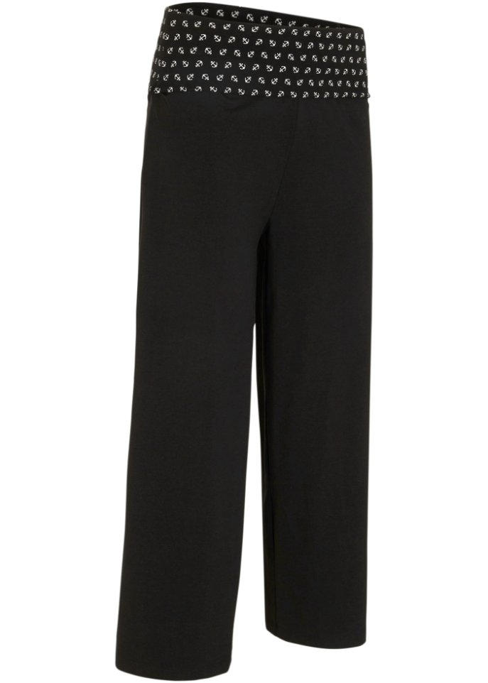 Shirt-Culotte mit Bequembund, wadenlang