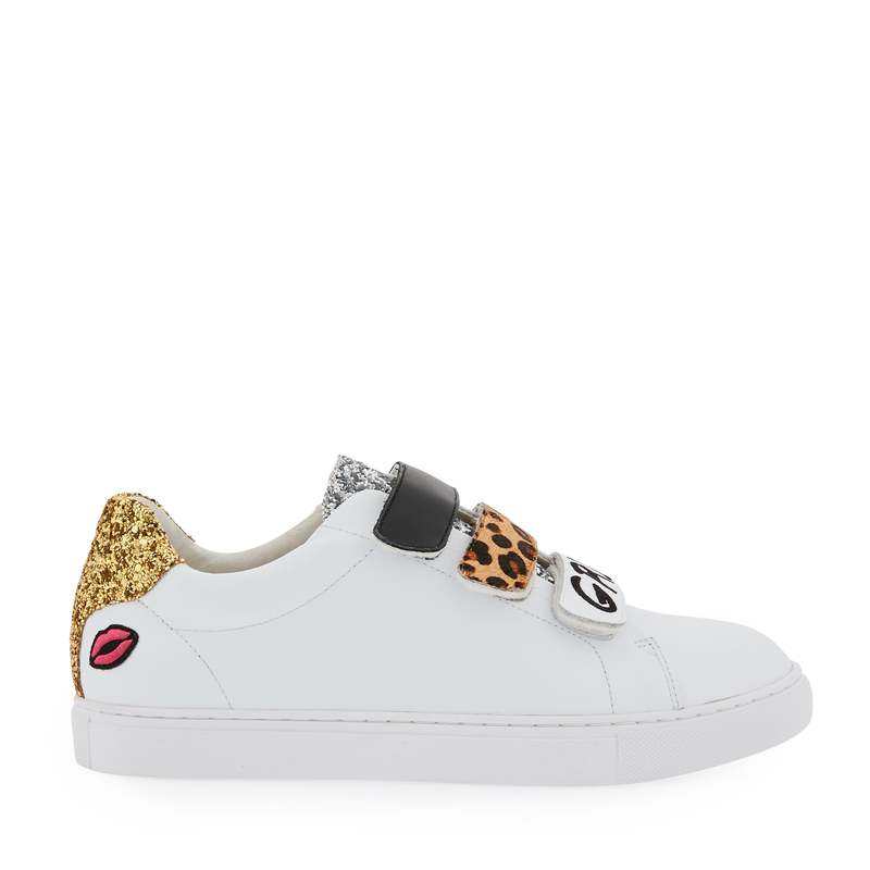 Baskets en cuir Edith barbie grl pwr