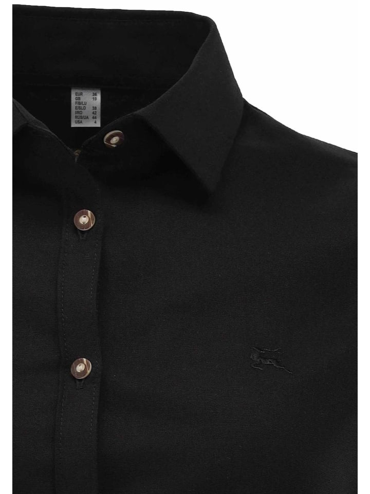 OS-Trachten Trachtenbluse Ximora in schwarz günstig kaufen