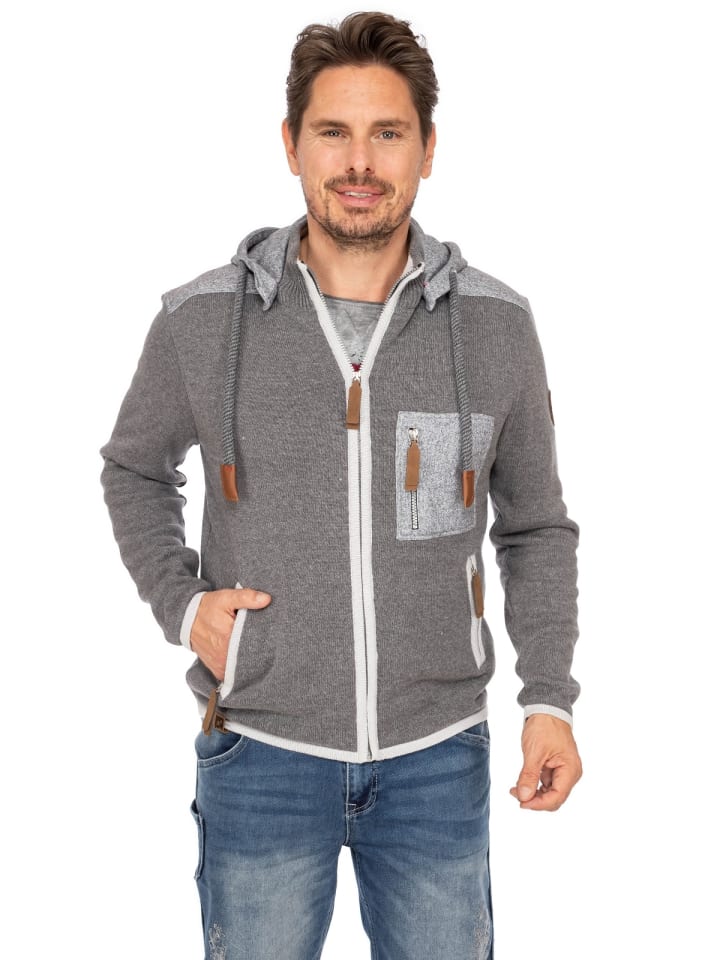 Almgwand Strickjacke GIPFELALM in anthrazit günstig kaufen