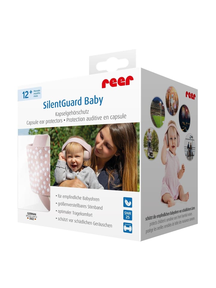 Reer SilentGuard Baby Kapselgehörschutz Rosa in Rosa ab 12 Monate günstig kaufen onesize