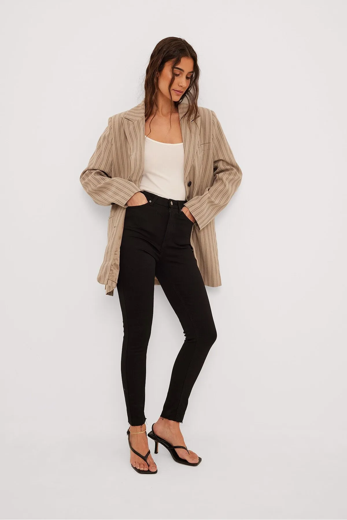 NA-KD  Jeans - Schwarz - Skinny