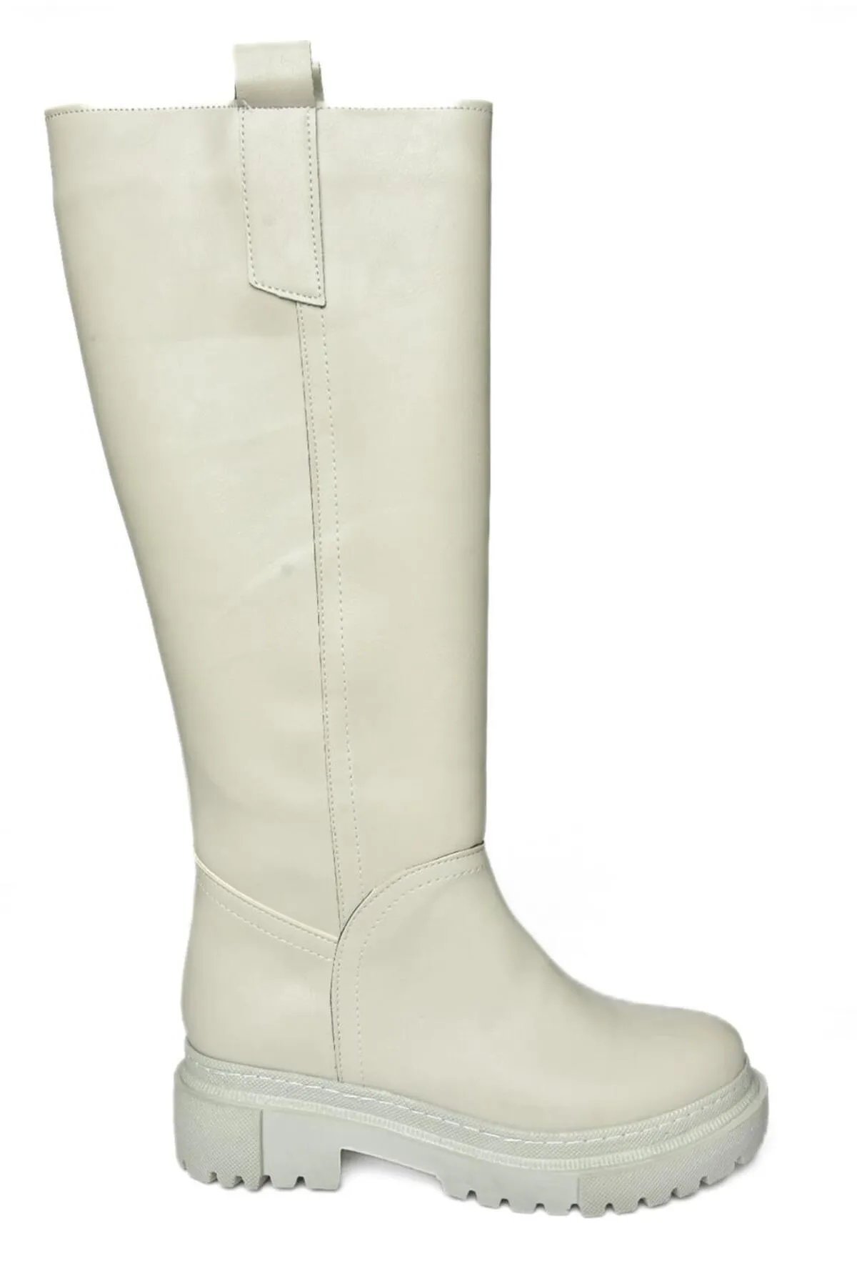 Fox Shoes  R973201109 Graue Damenstiefel mit dicker Sohle