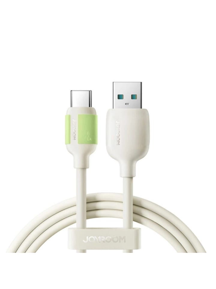 COFI 1453 Joyroom S-A53 3A USB-A - USB-C Kabel  fluoreszierender Spitze - Beige in Beige günstig kaufen