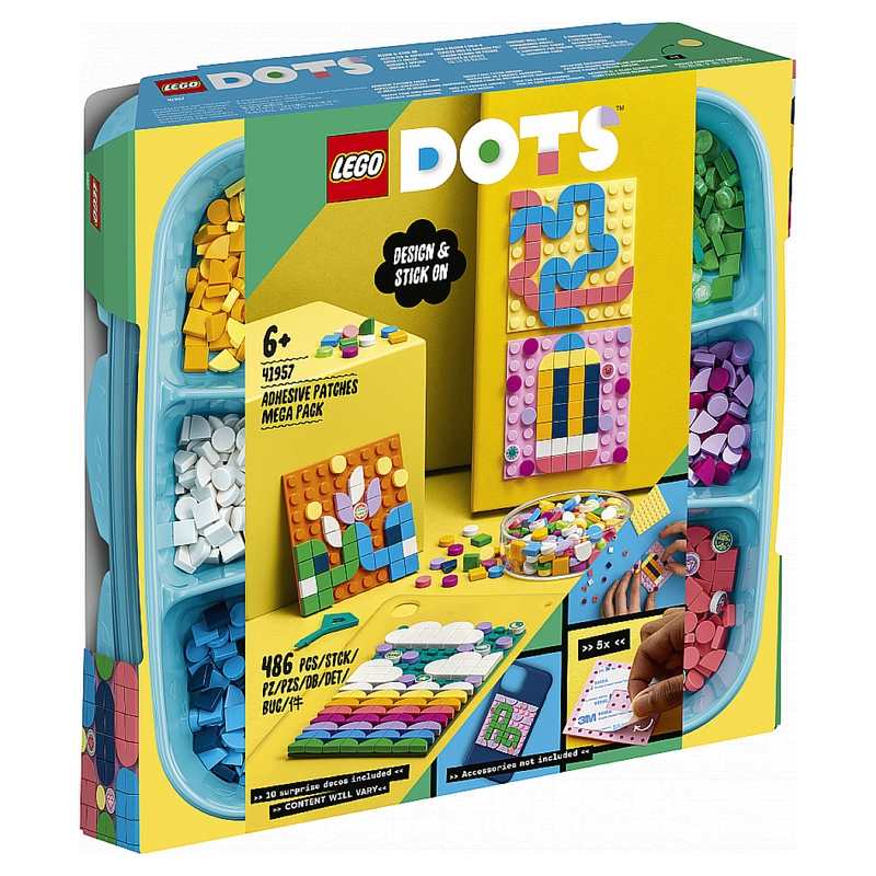 41957 Le méga lot de décorations adhésives LEGO DOTS