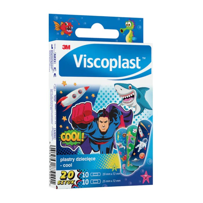 Viscoplast Cool, curativos para crianças