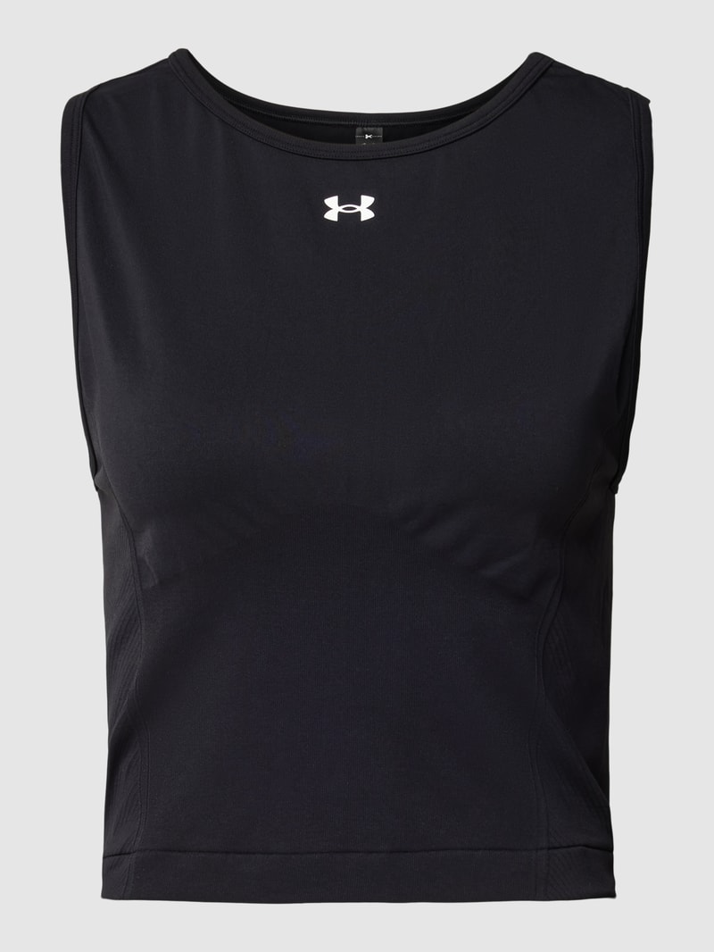 Tanktop mit Logo-Detail Modell 'Train' in schwarz