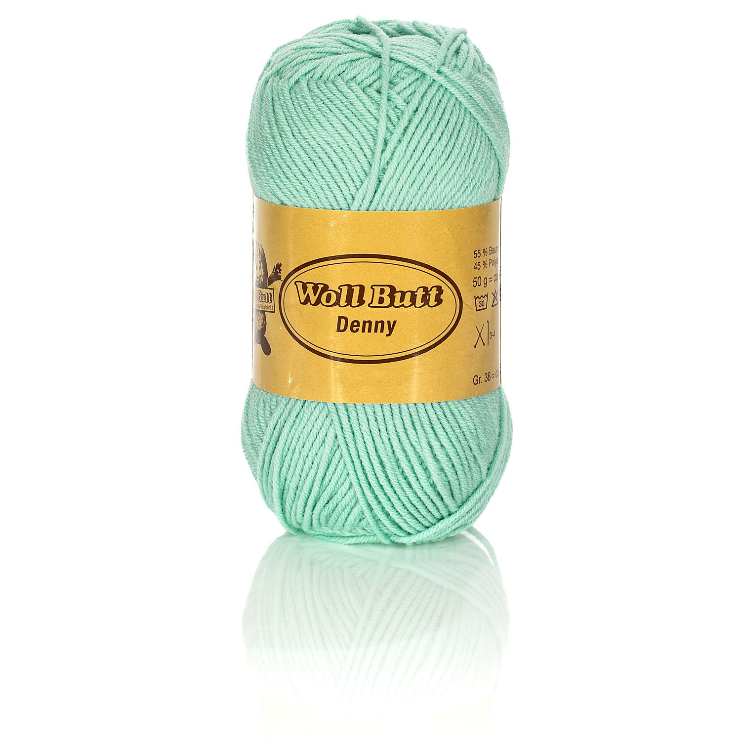 Woll Butt Denny – Baumwollmischung, lagune
