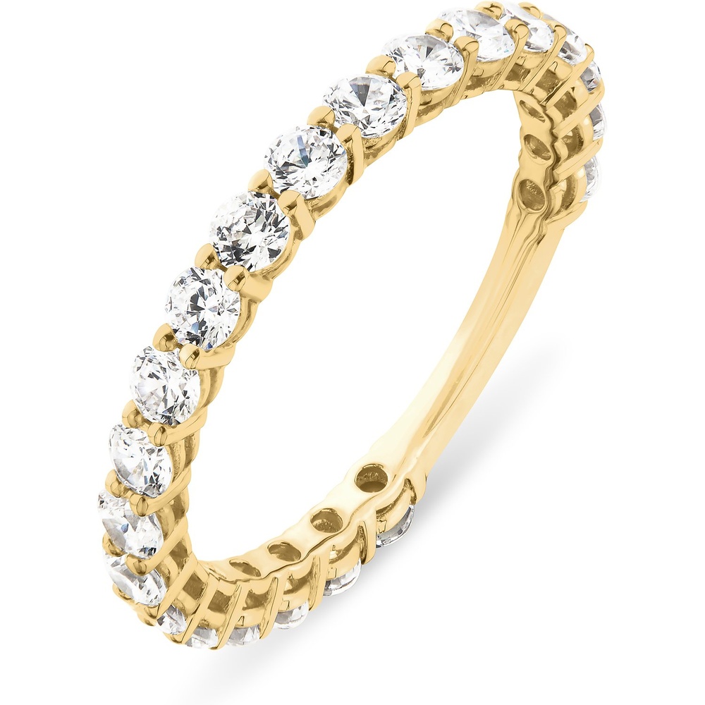 FAVS Bague pour femme 375 Or jaune or jaune Bague