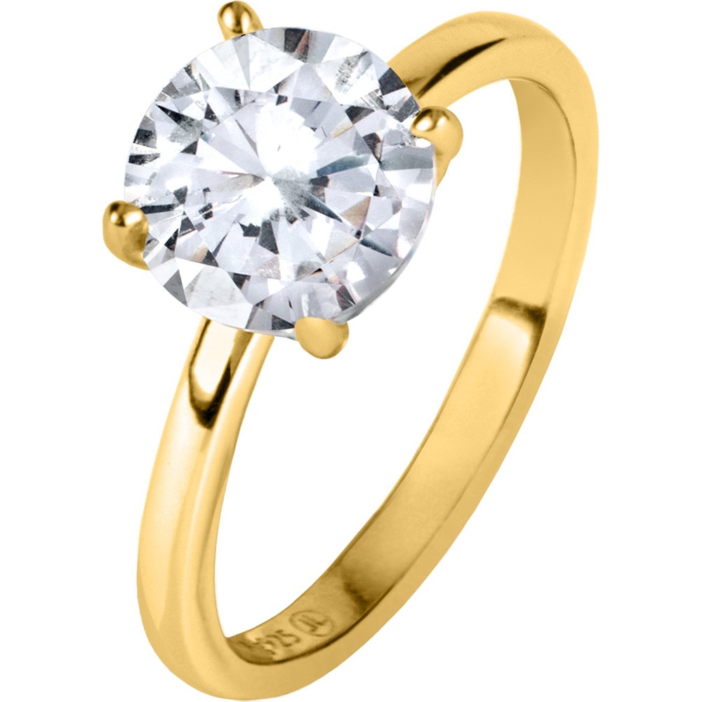 Jacques Lemans Bague pour femme 925 Argent or Bague