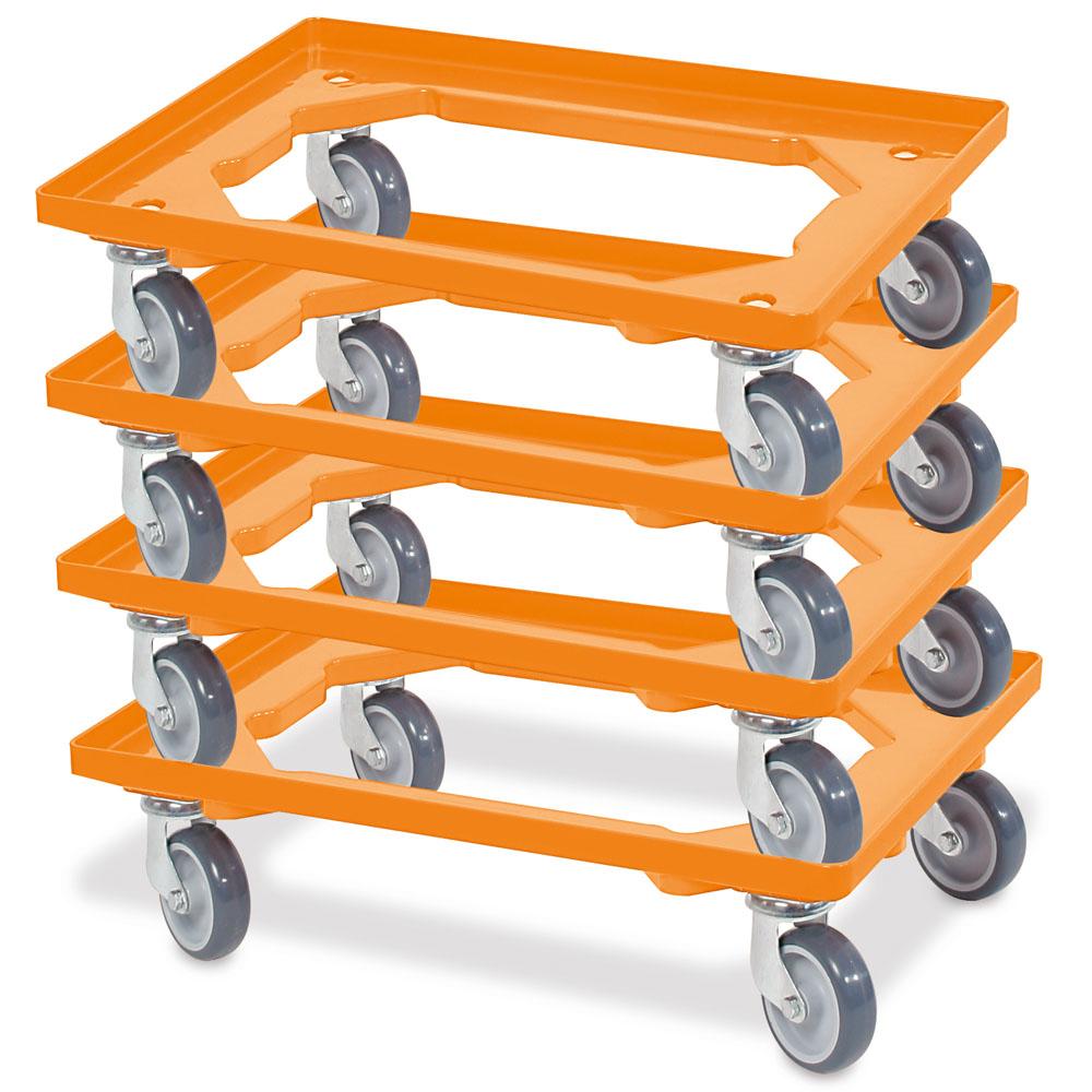 BRB Transportroller 600x400 mm orange (4er Set)