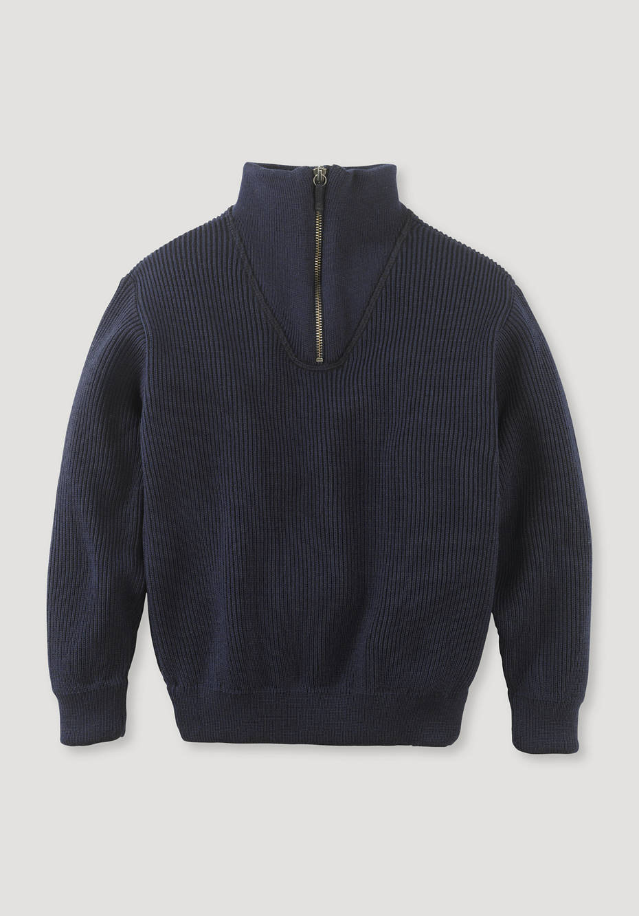 Doubleknit-Troyer BetterRecycling aus Bio-Merinowolle und Bio-Baumwolle