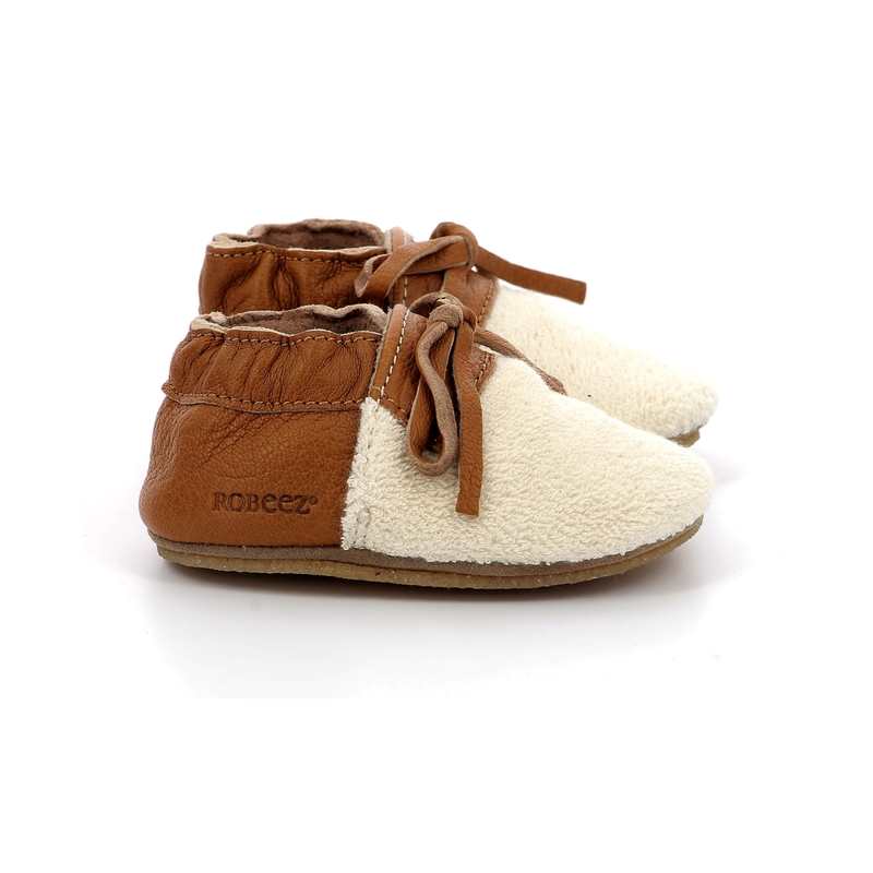 Chaussons cuir tannage vegetal Fleece Crp