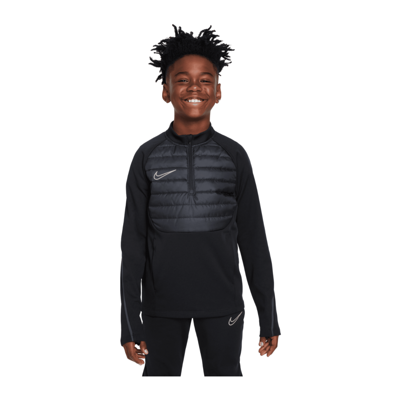 Nike Academy 23 Therm-FIT Drill Top Kids Schwarz F010