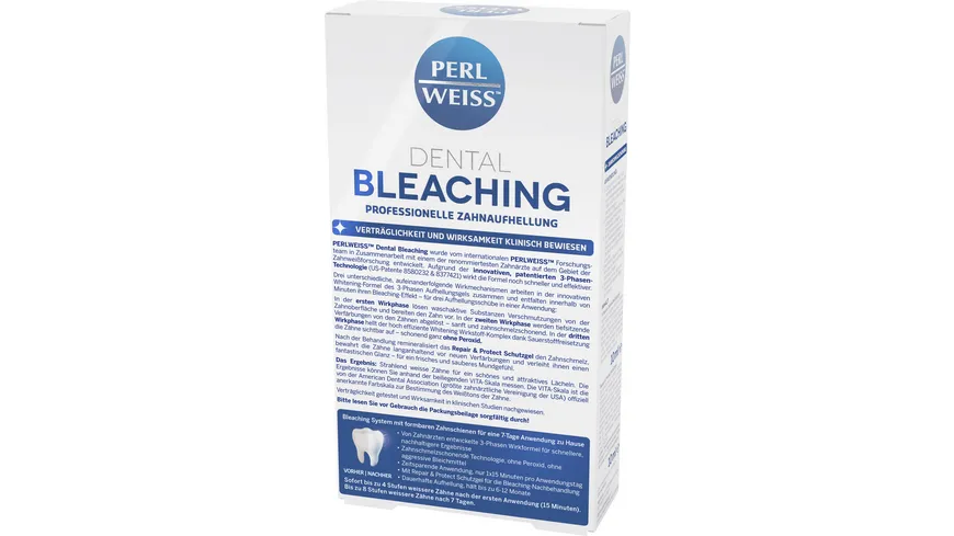 PERLWEISS™ Dental Bleaching Professionelle Zahnaufhellung