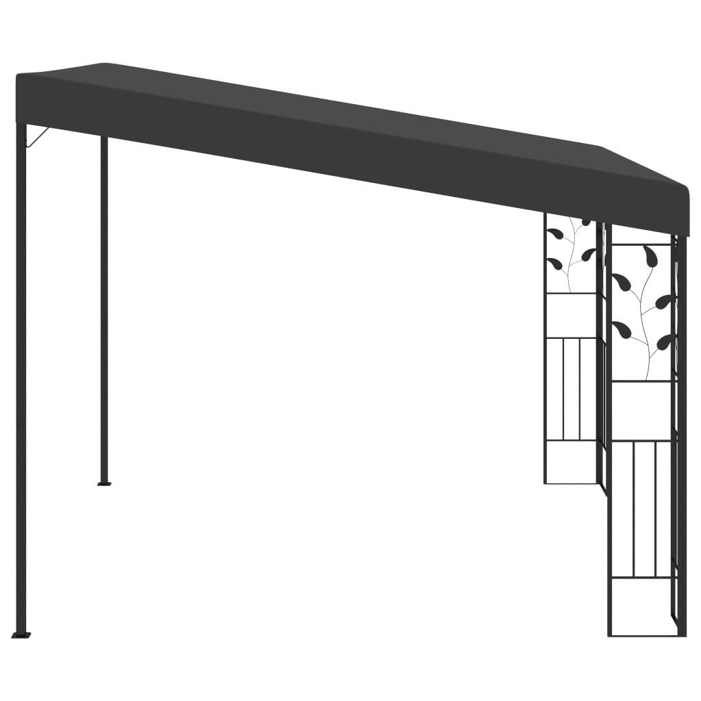vidaXL Partyzelt Wand-Pavillon 3x3x2,5 m Anthrazit