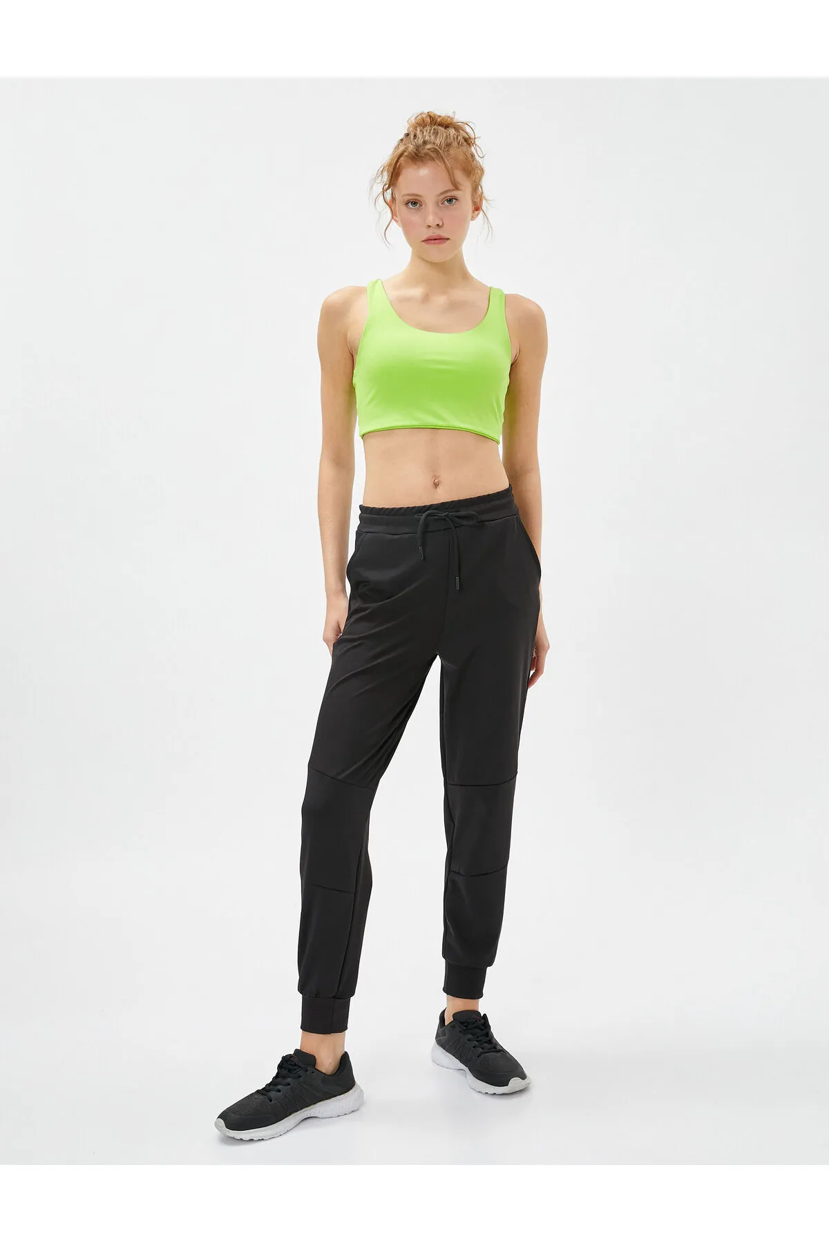 Koton  Jogger-Jogginghose mit hoher Taille und Tasche