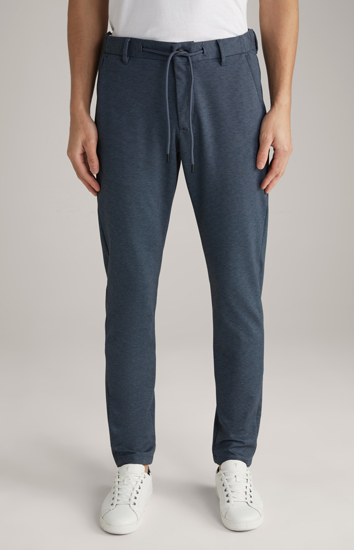 Chino Maxton in Navy strukturiert