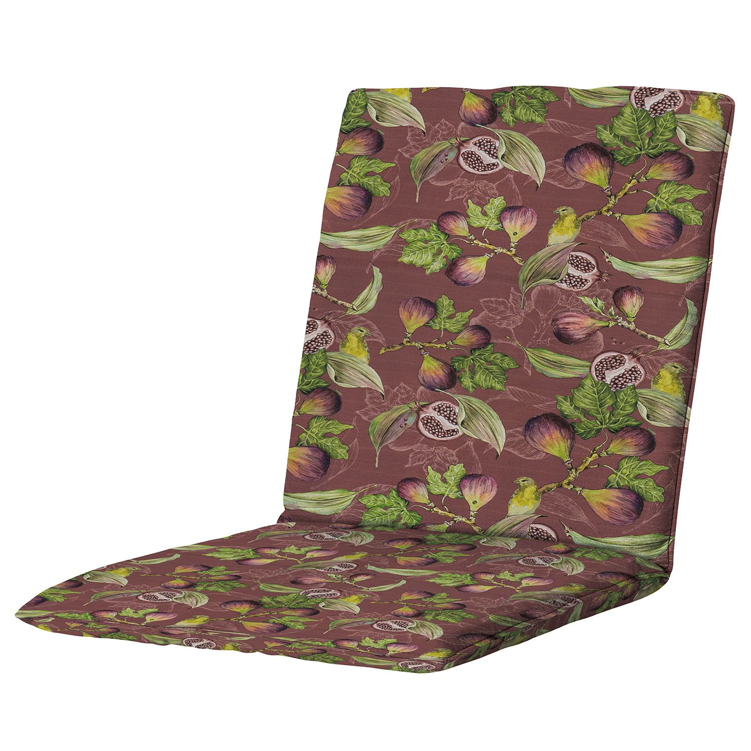 Madison Jasmine Burgund 97x49 Stapelstuhlkissen