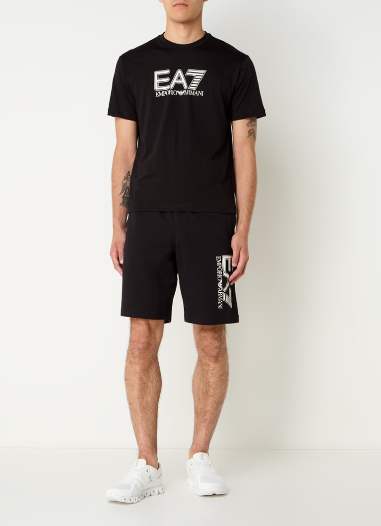 Tricou Emporio Armani cu logo imprimat